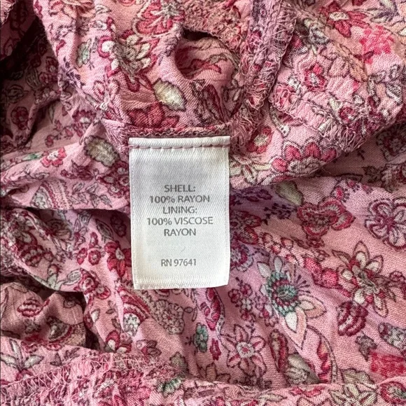 NWT J. Jill Pink Floral Dress - Picture 3 of 5